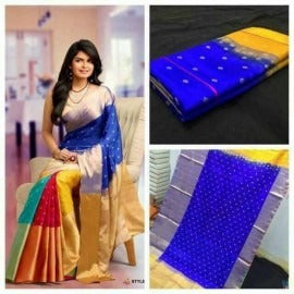 Blue Uppada Silk Sarees