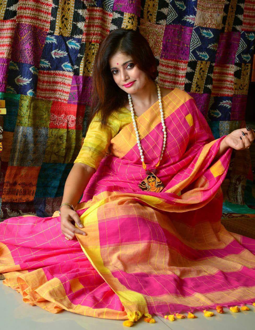 Rani Bengal Handloom Khadi Sarees