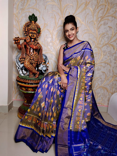 Pochampally Ikkat silk sarees | designer pochampally ikkat silk saree with  all over pochamally design sarees online from weavers | PIKP0005748