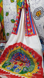 Beautiful Hand Painted Pure Silk Mark Certified Bishnupuri Silk Sarees