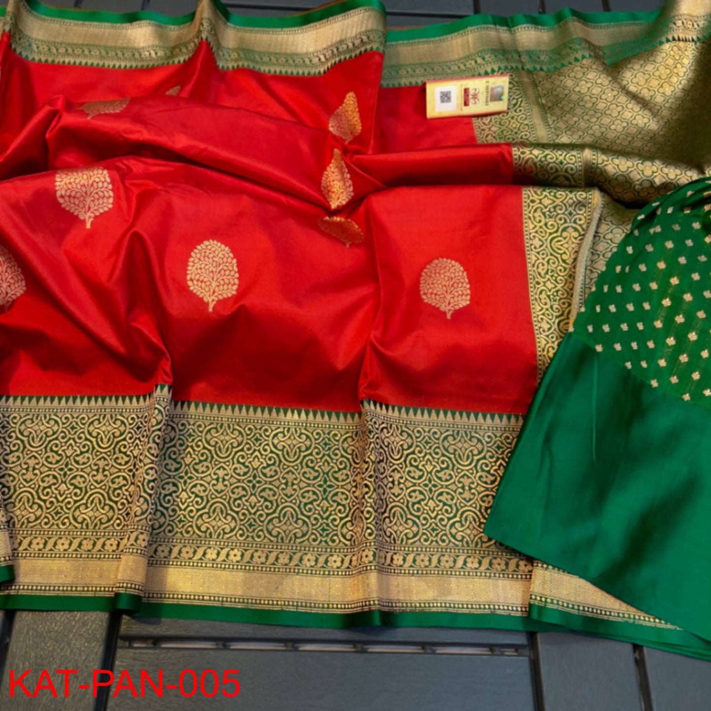 Red Banarasi Silk Sarees