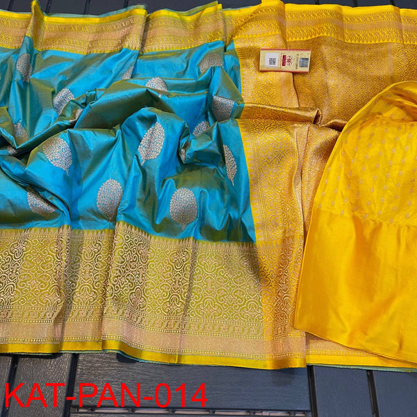 Sky Banarasi Silk Sarees