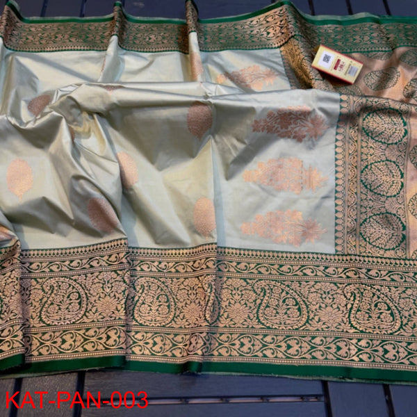 Silver Banarasi Silk Sarees