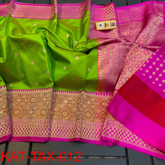 Light Green Banarasi Silk Sarees