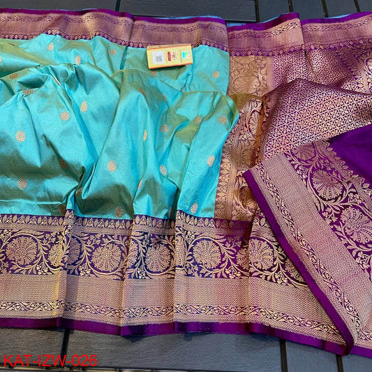 Sky Banarasi Silk Sarees