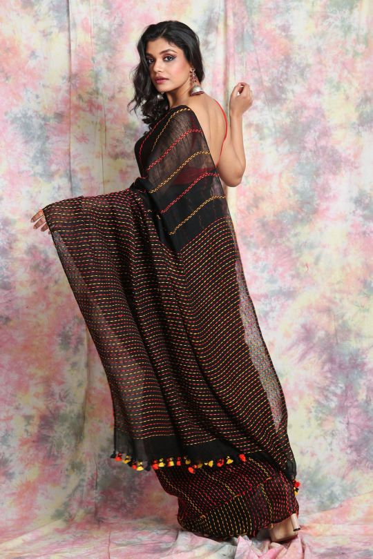 Pure Linen Sarees