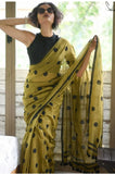 Handloom Pure Cotton Polka Sarees Get Extra 10% Discount on All Prepaid Transaction