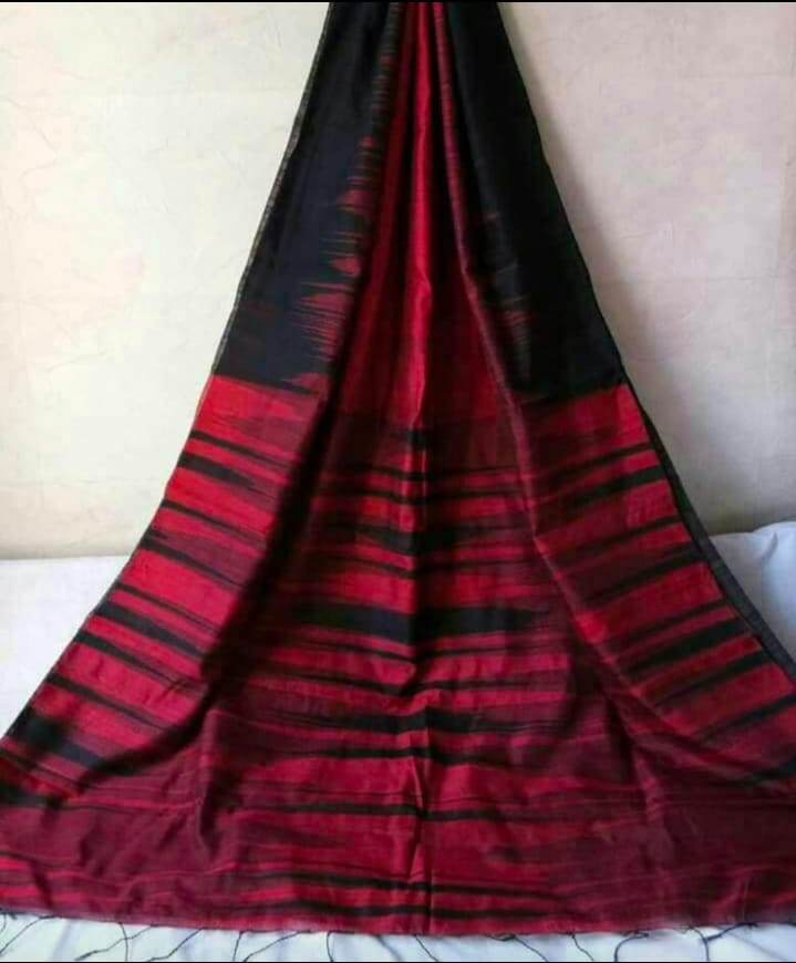 Ikkat Pure Cotton Handloom Sarees