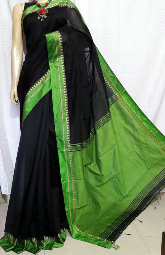 TIRKI Design Pure Cotton Silk Sarees - Dailybuyys