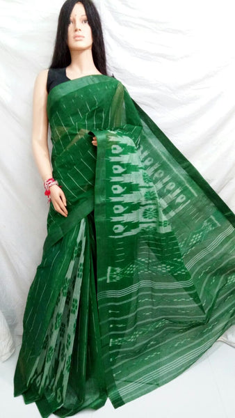Green Dhanekhali Tant Sarees