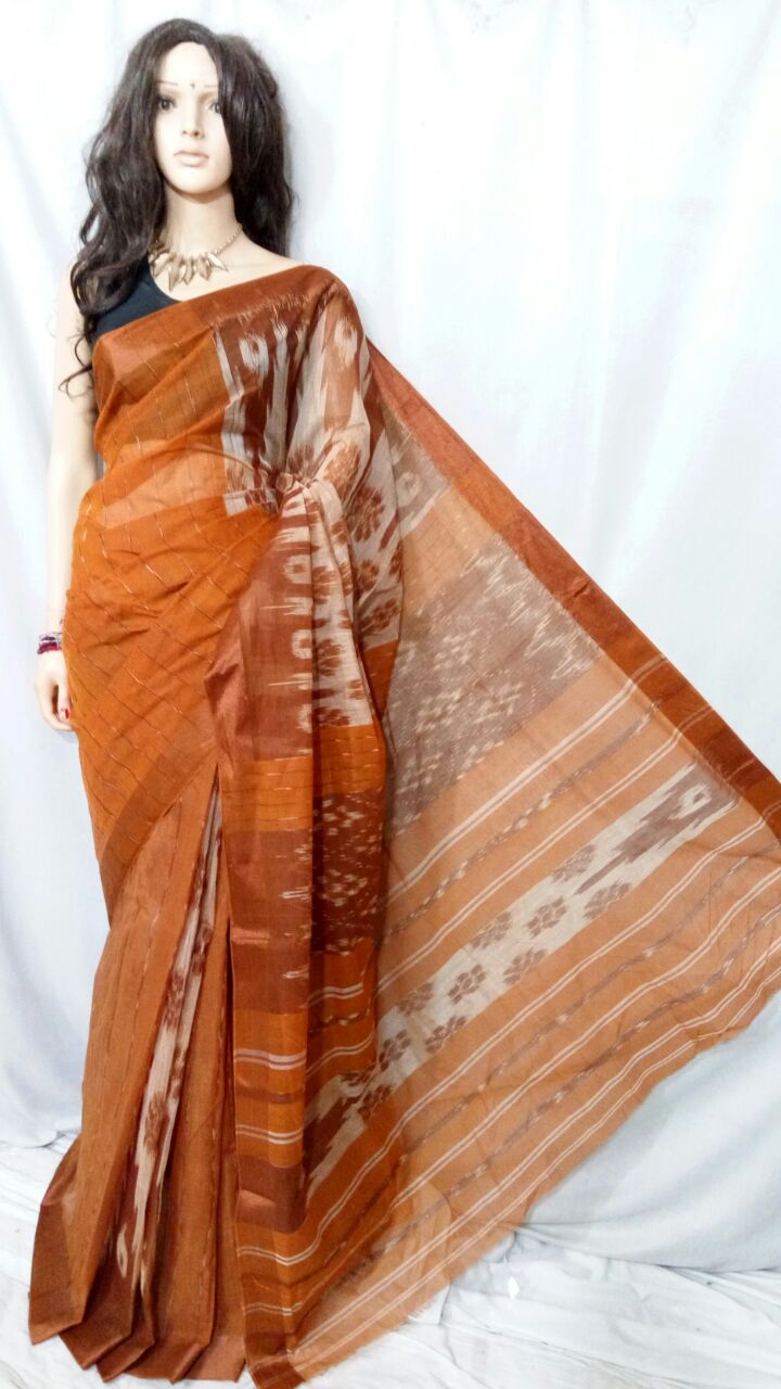 Yellow Dhanekhali Tant Sarees - Dailybuyys