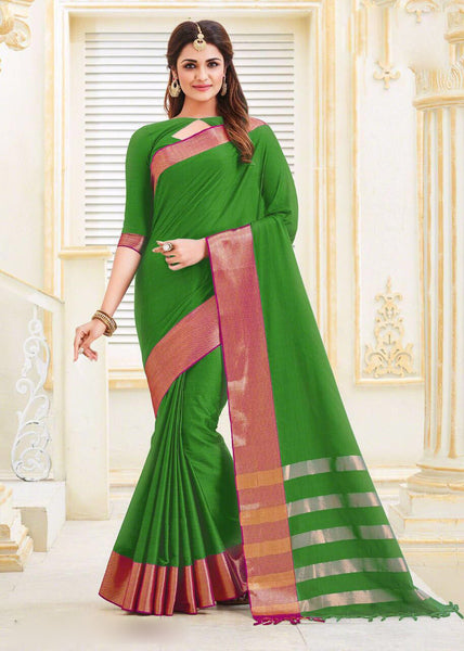Green Kanjivaram Silk Sarees