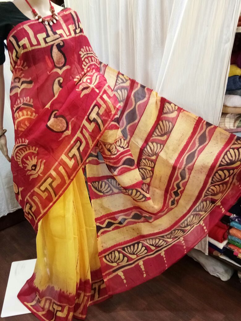 Red Khesh Sarees - Dailybuyys