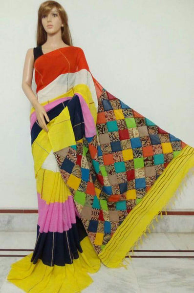 Yellow Khesh Sarees