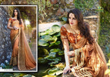 Brown Bamberg Georgette Sarees