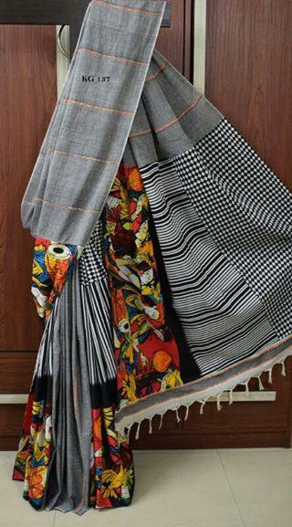 Grey Khesh Sarees - Dailybuyys