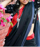 Black Bengal Handloom Khadi Sarees