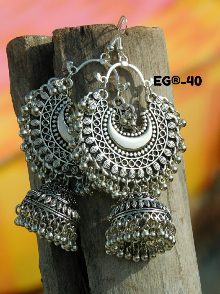 New Silver Designer Earrings Get Extra 10% Discount on All Prepaid Transaction