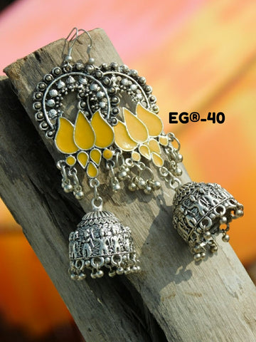 New Silver Designer Earrings Get Extra 10% Discount on All Prepaid Transaction