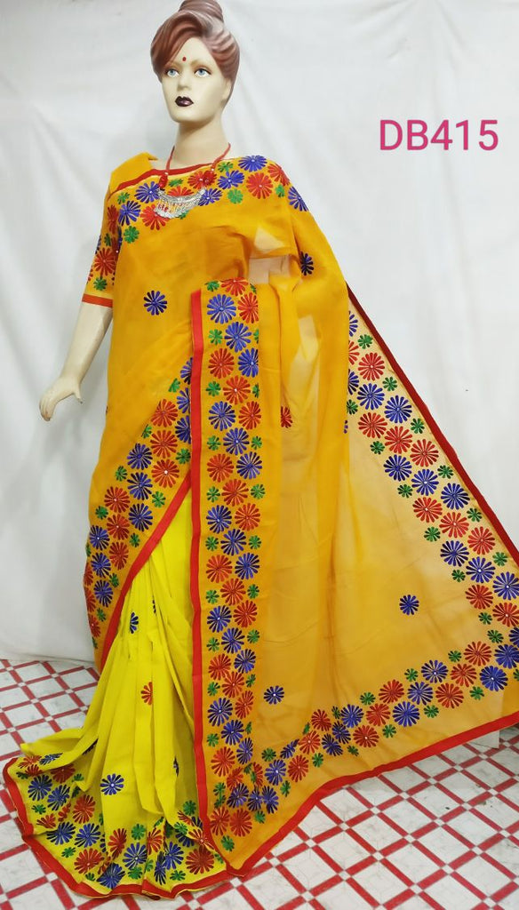 Yellow Gujarati Sarees