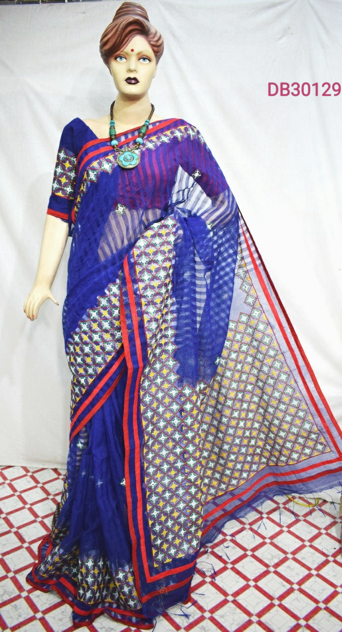 Blue Gujarati Sarees