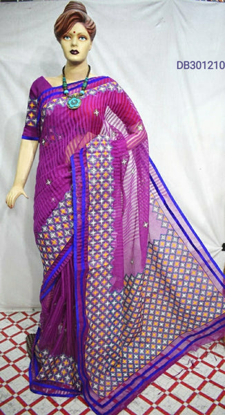 Violet Gujarati Sarees