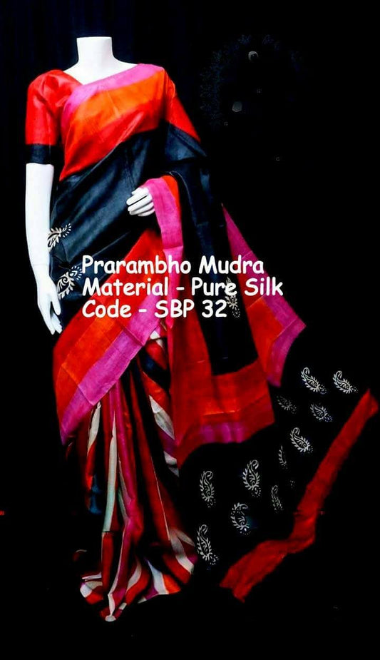 Red Pure Silk Sarees - Dailybuyys
