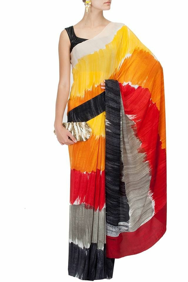 Yellow Orange Pure Silk Mark Certified Murshidabad Silk Sarees - Dailybuyys