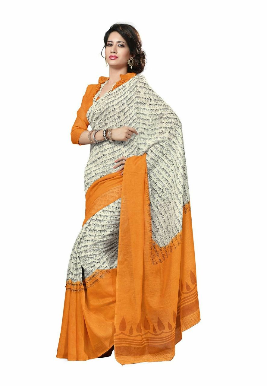 Yellow Grey Pure Silk Mark Certified Murshidabad Silk Sarees - Dailybuyys