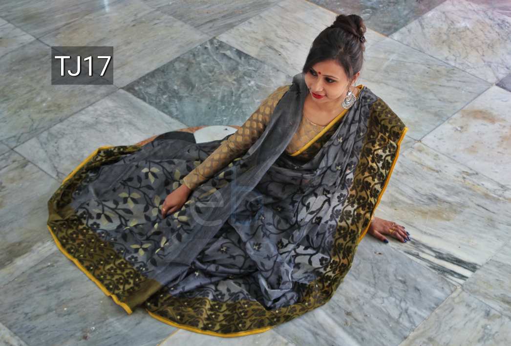 Black Jamdani Sarees