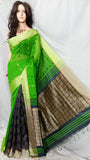 Green Pure Cotton Handloom Sarees