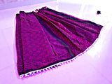 Purple Bagru Printed Pure Cotton Sarees