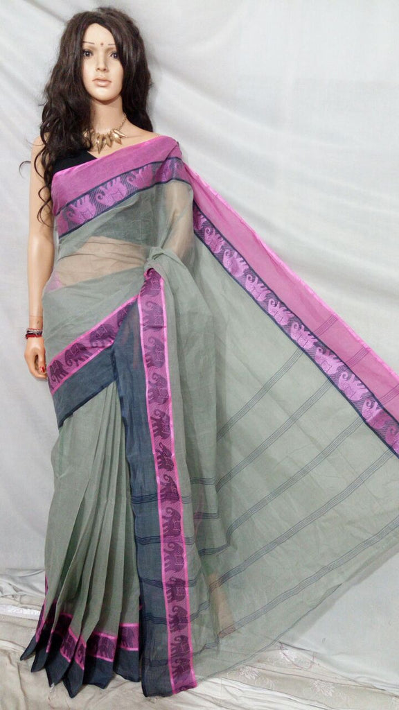 Grey Tant Sarees