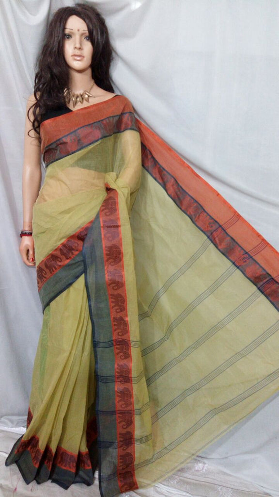 Green Tant Sarees