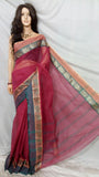 Maroon Tant Sarees