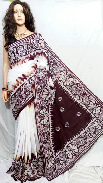 Maroon White Boutique Special Sarees
