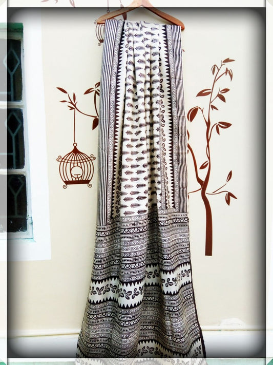 Grey Glamour Pure Silk Mark Certified Murshidabad Silk Sarees - Dailybuyys