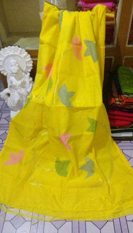 Yellow S.G Madhabilata Sarees