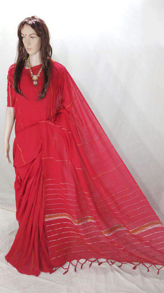 Red Khesh Sarees - Dailybuyys
