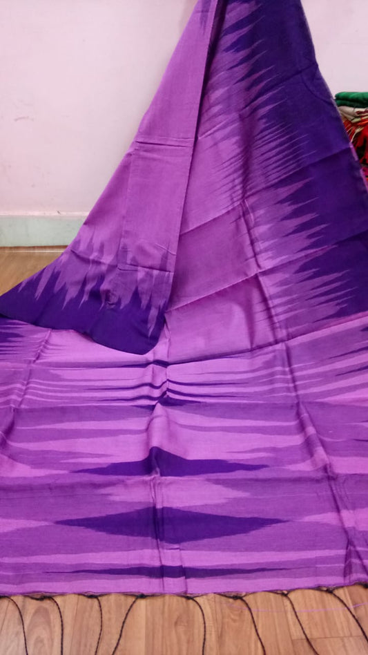 Purple Ikkat Sarees - Dailybuyys