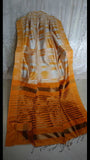 Yellow Bengal Handloom Silk Sarees