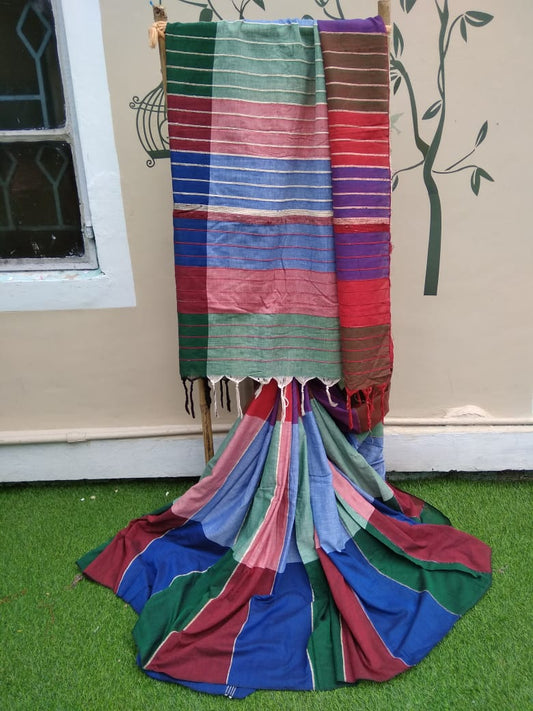 Green Blue Khesh Sarees - Dailybuyys