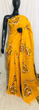 Yellow Pure Cotton Khesh Sarees Get Extra 10% Discount on All Prepaid Transaction