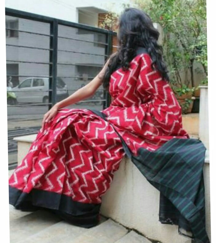 Purple Mulmul Batik Sarees - Dailybuyys