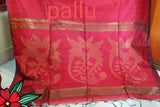 Red Bengal Handloom Silk Sarees