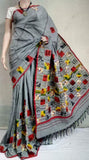 Grey Baul Khesh Sarees Get Extra 10% Discount on All Prepaid Transaction