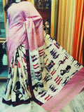 Pink Pure Cotton Khesh Sarees Get Extra 10% Discount on All Prepaid Transaction