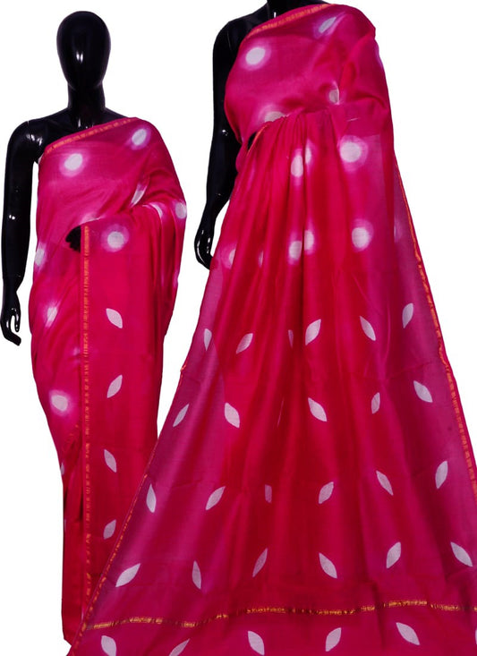 Purple Chanderi Silk Sarees - Dailybuyys
