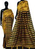 Yellow Chanderi Silk Sarees