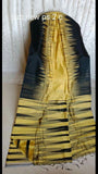 Yellow Ikkat Handloom Pure Cotton Silk Sarees